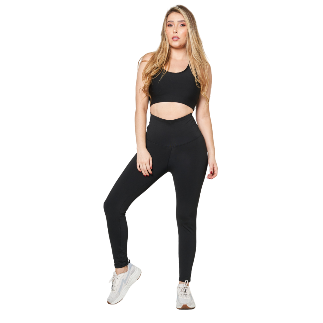CONJUNTO DEPORTIVO LEGGINS NEOPRENO +TOP