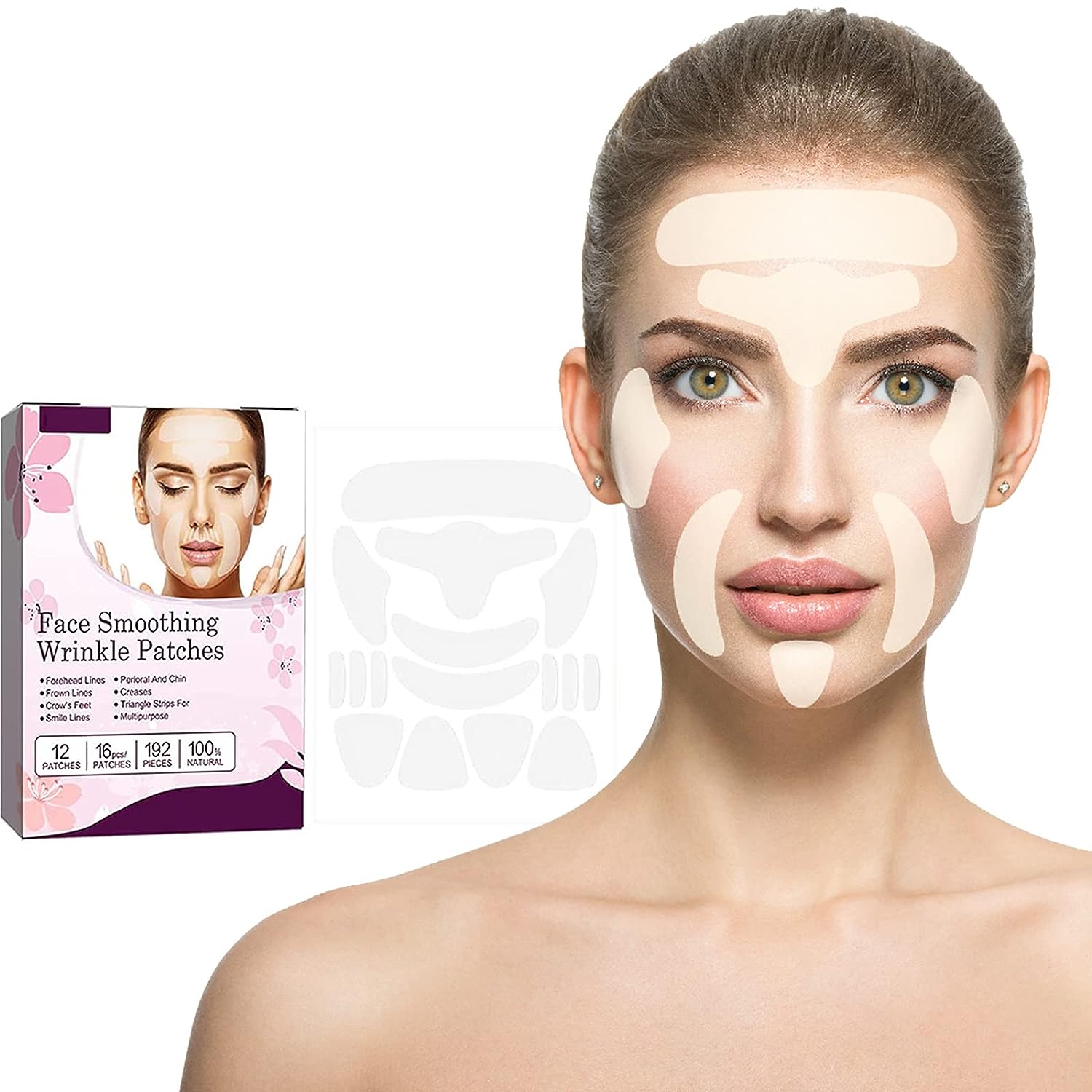 Parche facial antiarrugas rostro